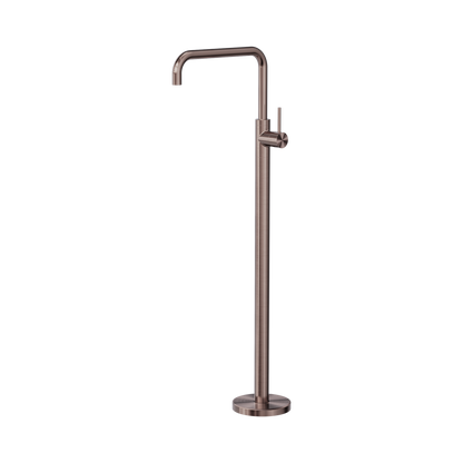 Mecca Freestanding Bath Mixer Square Shape Brushed Bronze