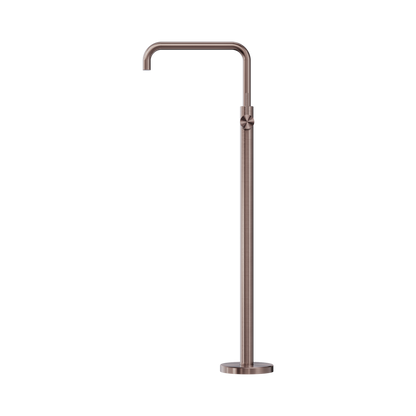 Mecca Freestanding Bath Mixer Square Shape Brushed Bronze