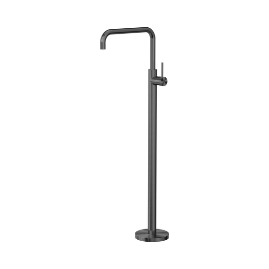 Mecca Freestanding Bath Mixer Square Shape Gun Metal