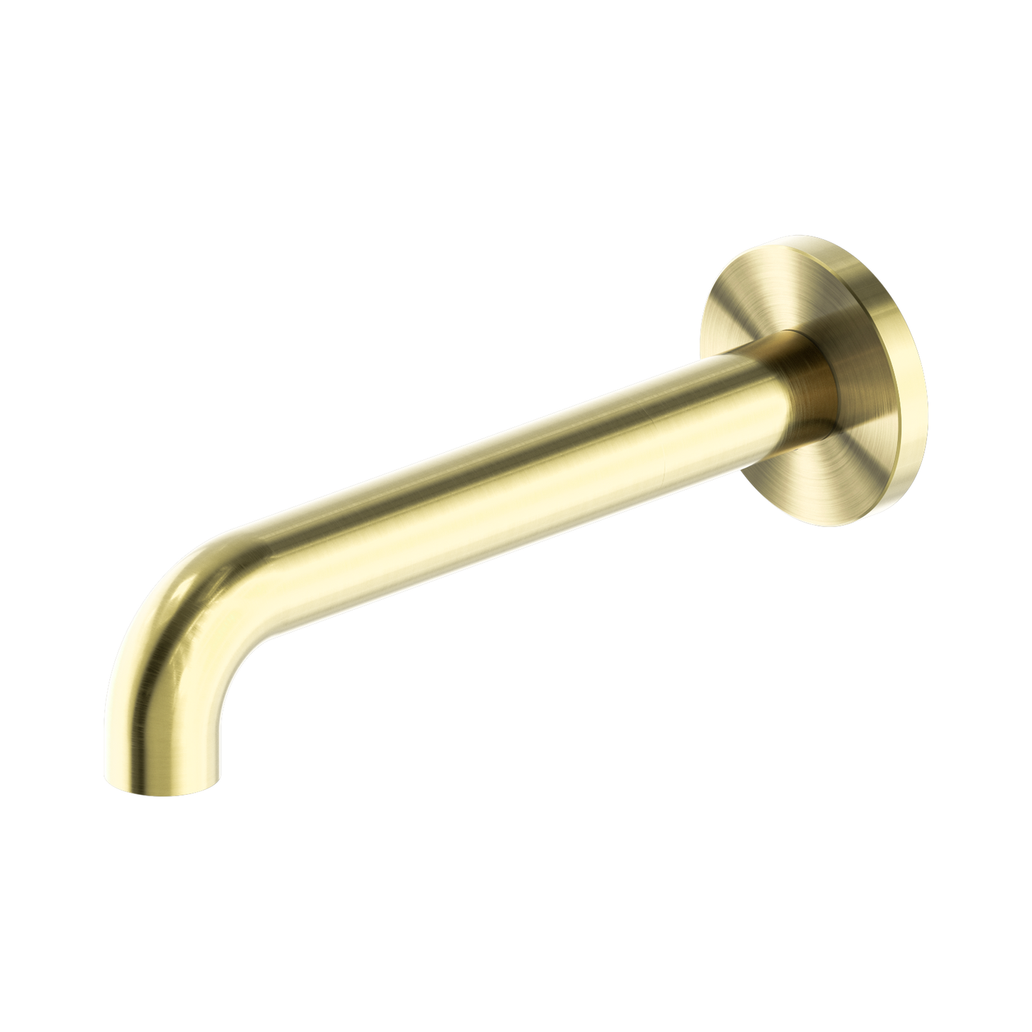 Mecca Basin/Bath Spout Only 185mm Brushed Gold