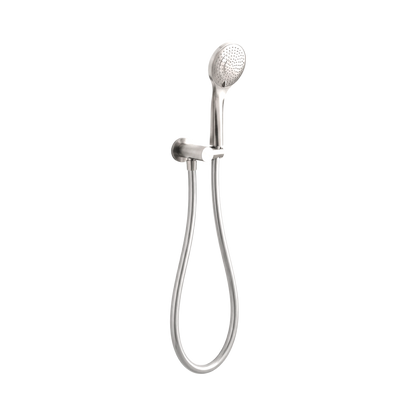 Mecca Shower On Bracket With Air Shower Brushed Nickel