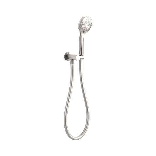 Mecca Shower On Bracket With Air Shower Brushed Nickel