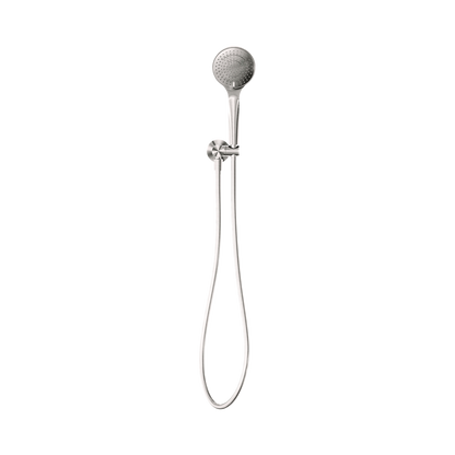 Mecca Shower On Bracket With Air Shower Brushed Nickel