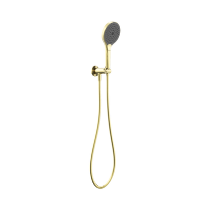 Mecca Shower On Bracket With Air Shower II Brushed Gold