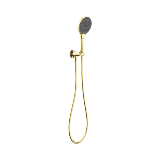 Mecca Shower On Bracket With Air Shower II Brushed Gold