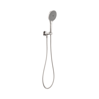 Mecca Shower On Bracket With Air Shower II Brushed Nickel