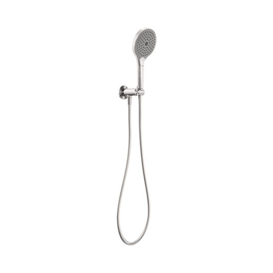 Mecca Shower On Bracket With Air Shower II Brushed Nickel