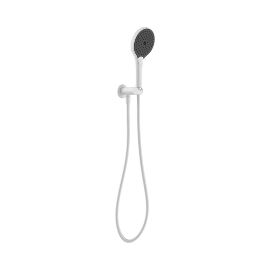 Mecca Shower On Bracket With Air Shower II Matte White