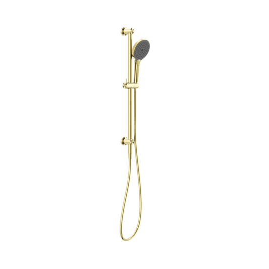 Mecca Shower Rail With Air Shower II Brushed Gold