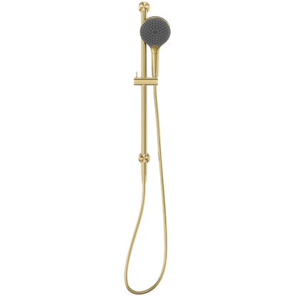 Mecca Shower Rail With Air Shower II Brushed Gold