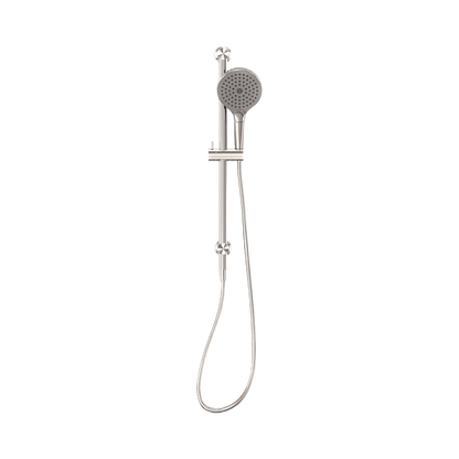 Mecca Shower Rail With Air Shower II Brushed Nickel