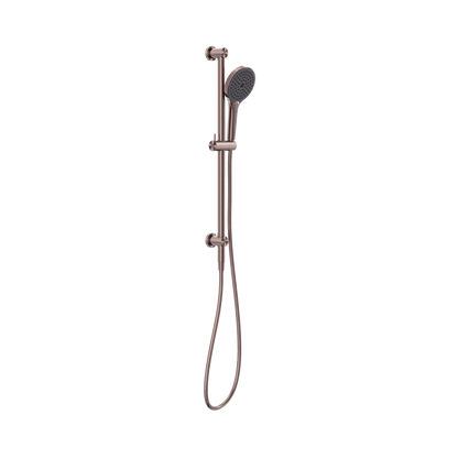 Mecca Shower Rail With Air Shower II Brushed Bronze