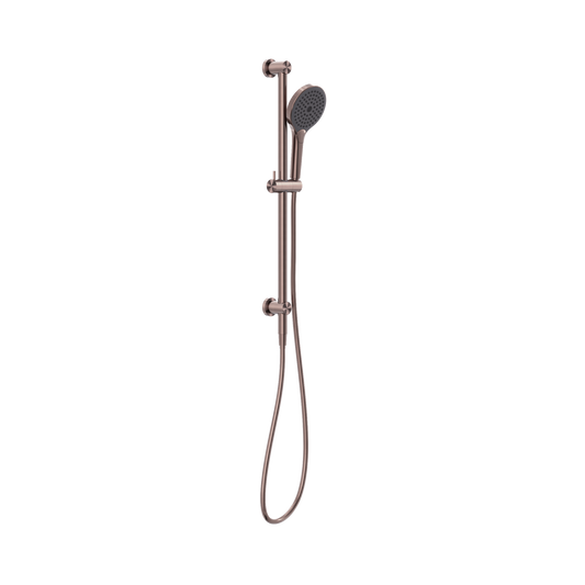 Mecca Shower Rail With Air Shower II Brushed Bronze