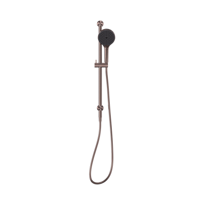 Mecca Shower Rail With Air Shower II Brushed Bronze