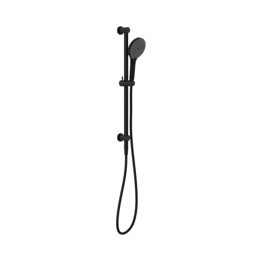 Mecca Shower Rail With Air Shower II Matte Black