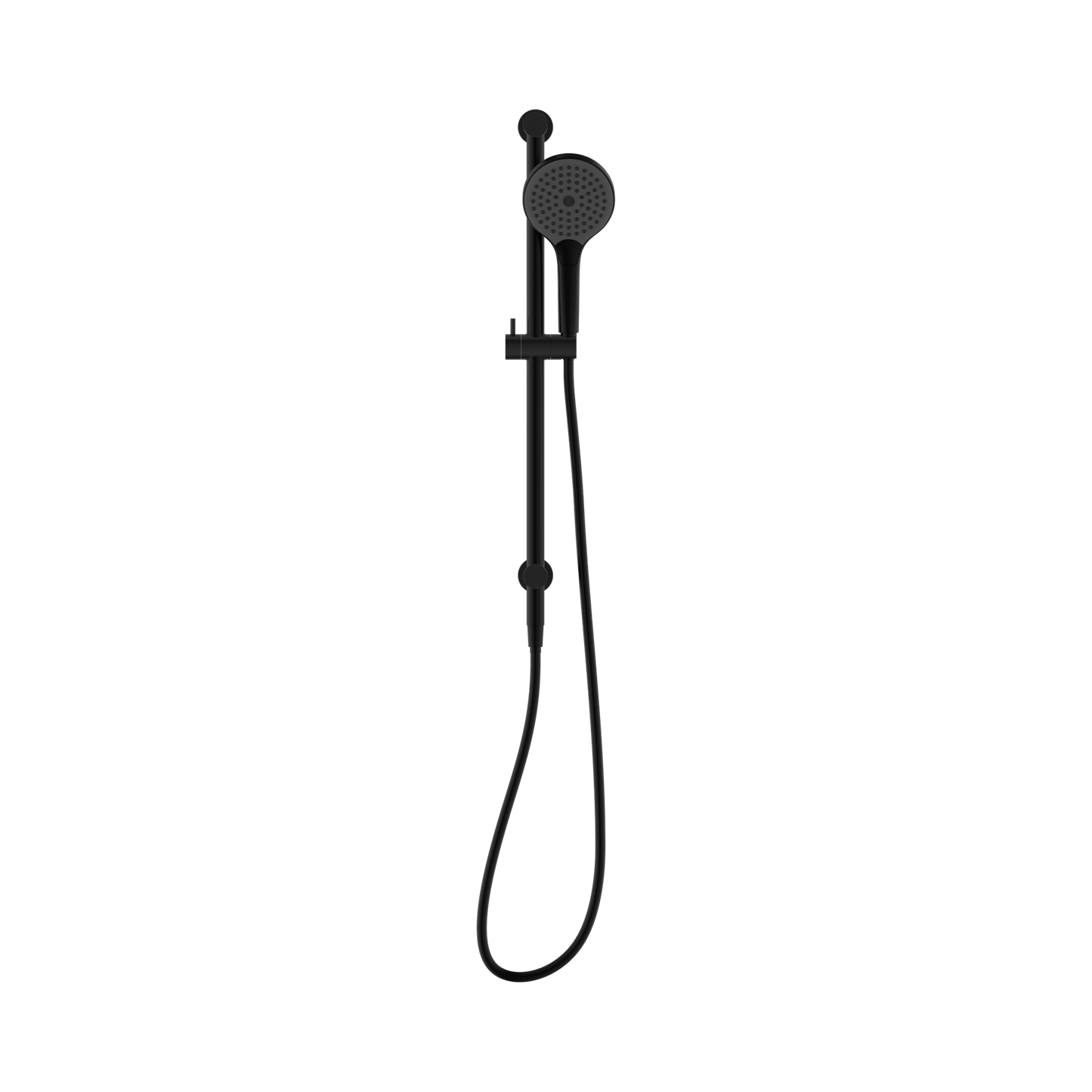 Mecca Shower Rail With Air Shower II Matte Black