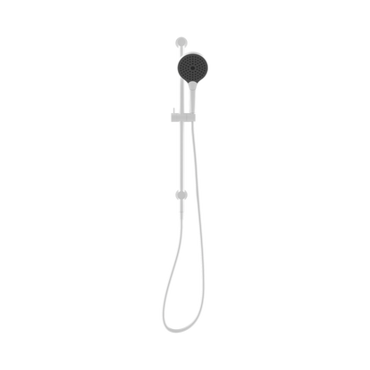 Mecca Shower Rail With Air Shower II Matte White