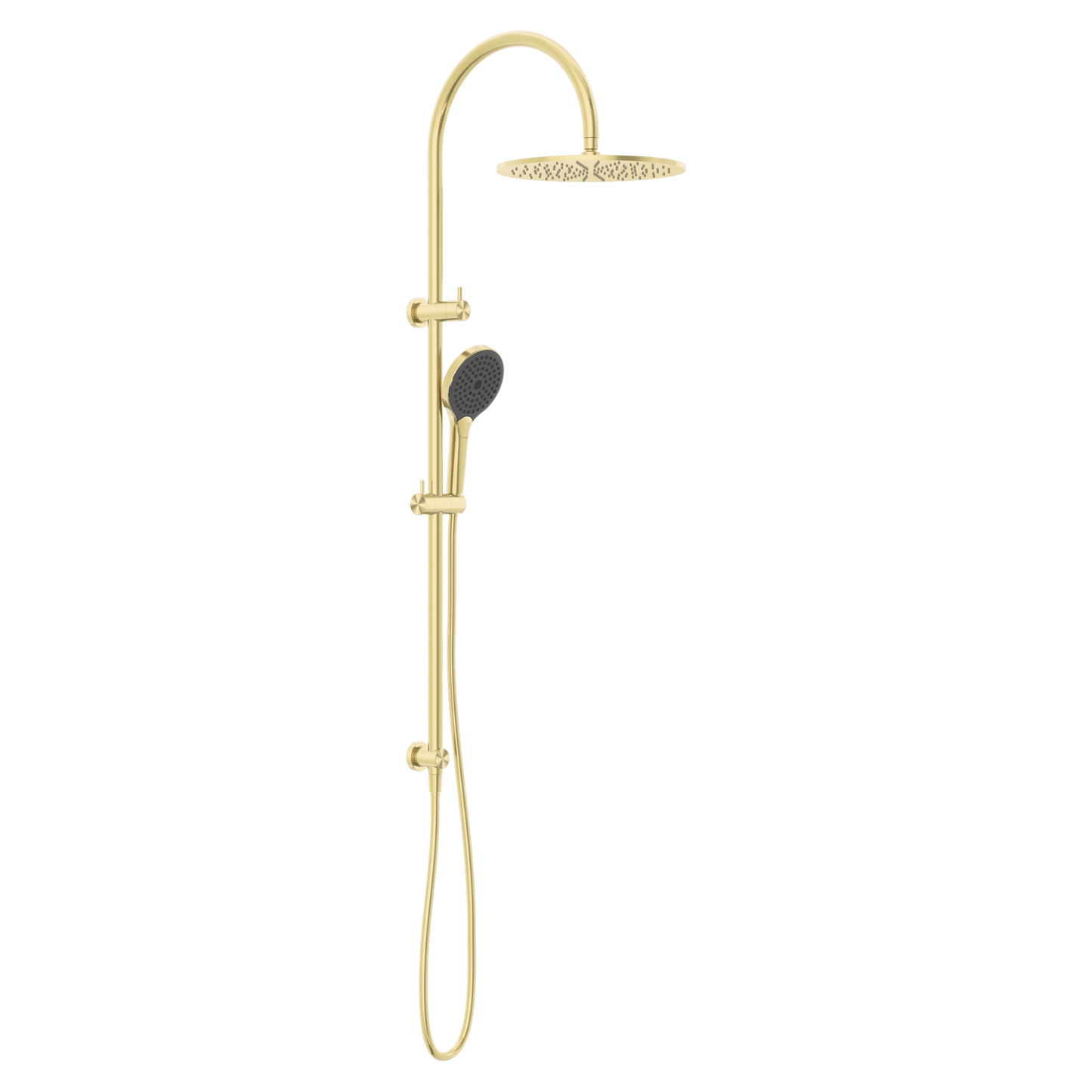Mecca Twin Shower With Air Shower II Brushed Gold
