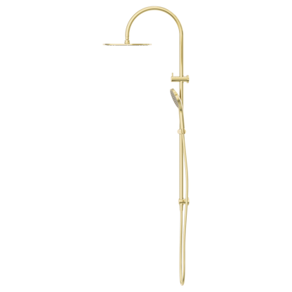 Mecca Twin Shower With Air Shower II Brushed Gold