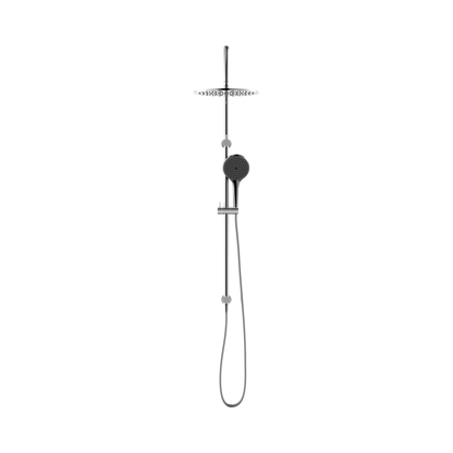 Mecca Twin Shower With Air Shower II Chrome