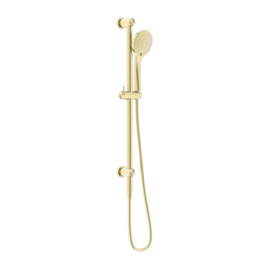 Mecca Shower Rail With Air Shower Brushed Gold