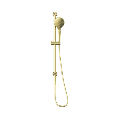 Mecca Shower Rail With Air Shower Brushed Gold