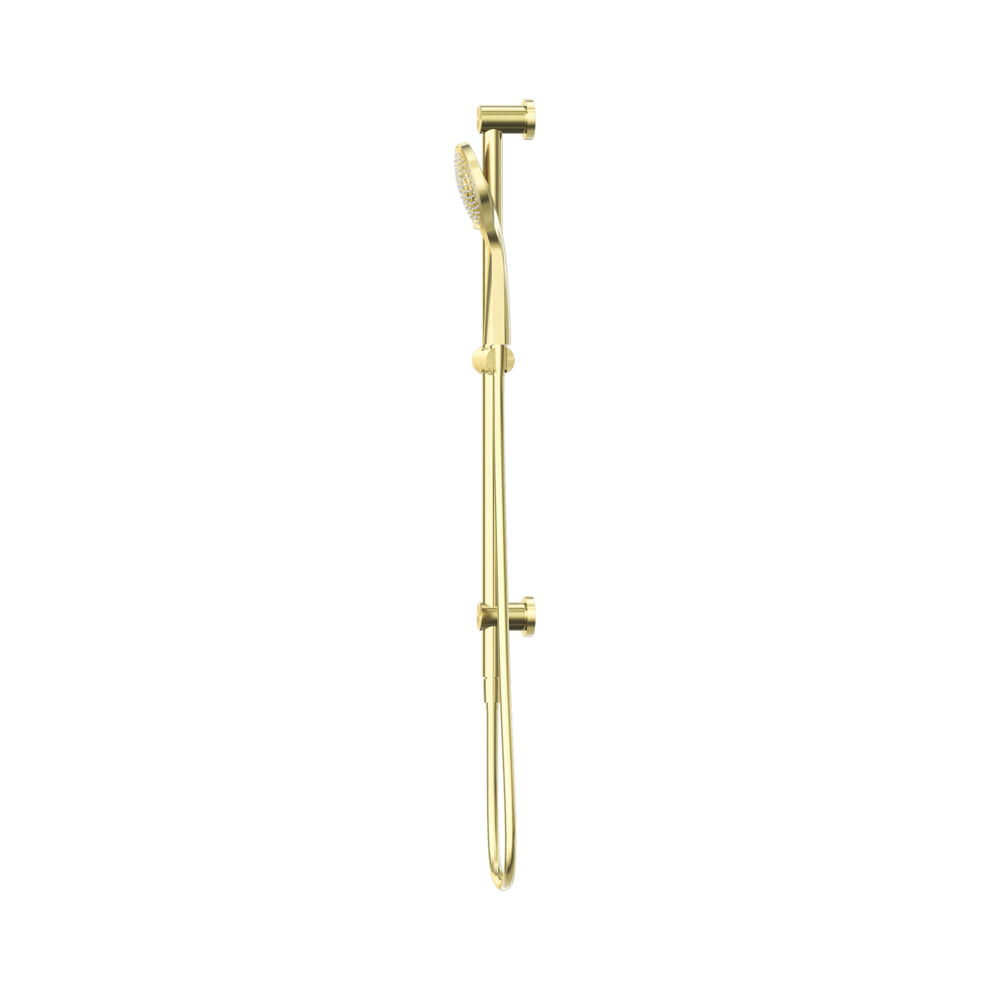 Mecca Shower Rail With Air Shower Brushed Gold