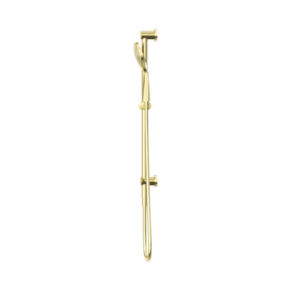 Mecca Shower Rail With Air Shower Brushed Gold