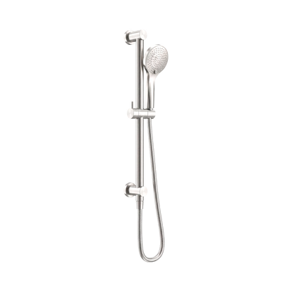 Mecca Shower Rail With Air Shower Brushed Nickel
