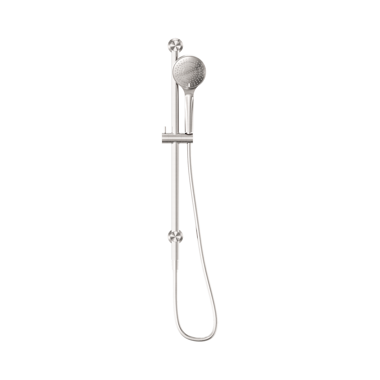 Mecca Shower Rail With Air Shower Brushed Nickel
