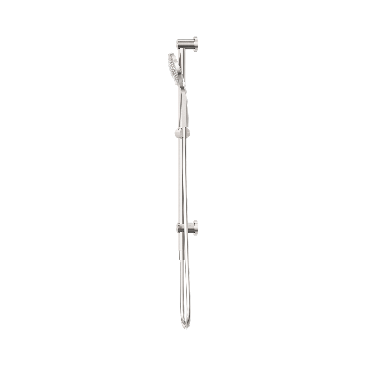 Mecca Shower Rail With Air Shower Brushed Nickel