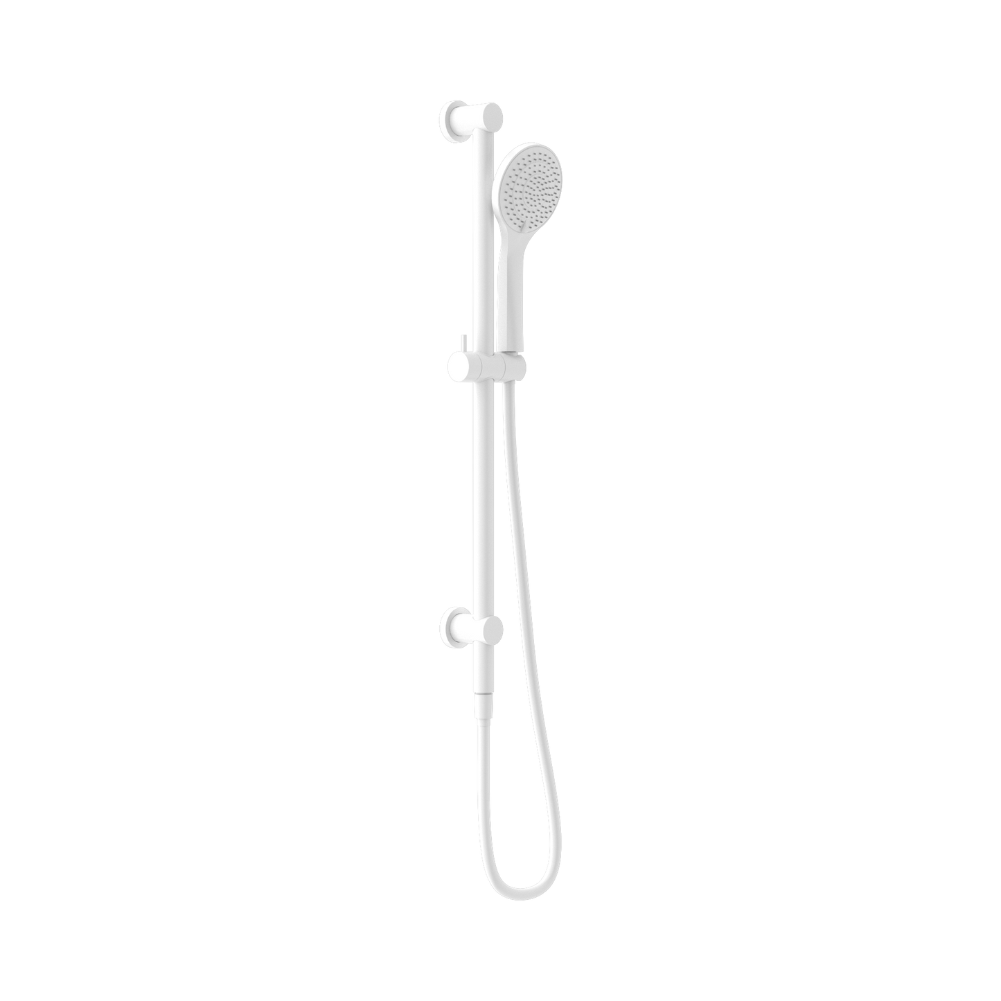 Mecca Shower Rail With Air Shower Matte White