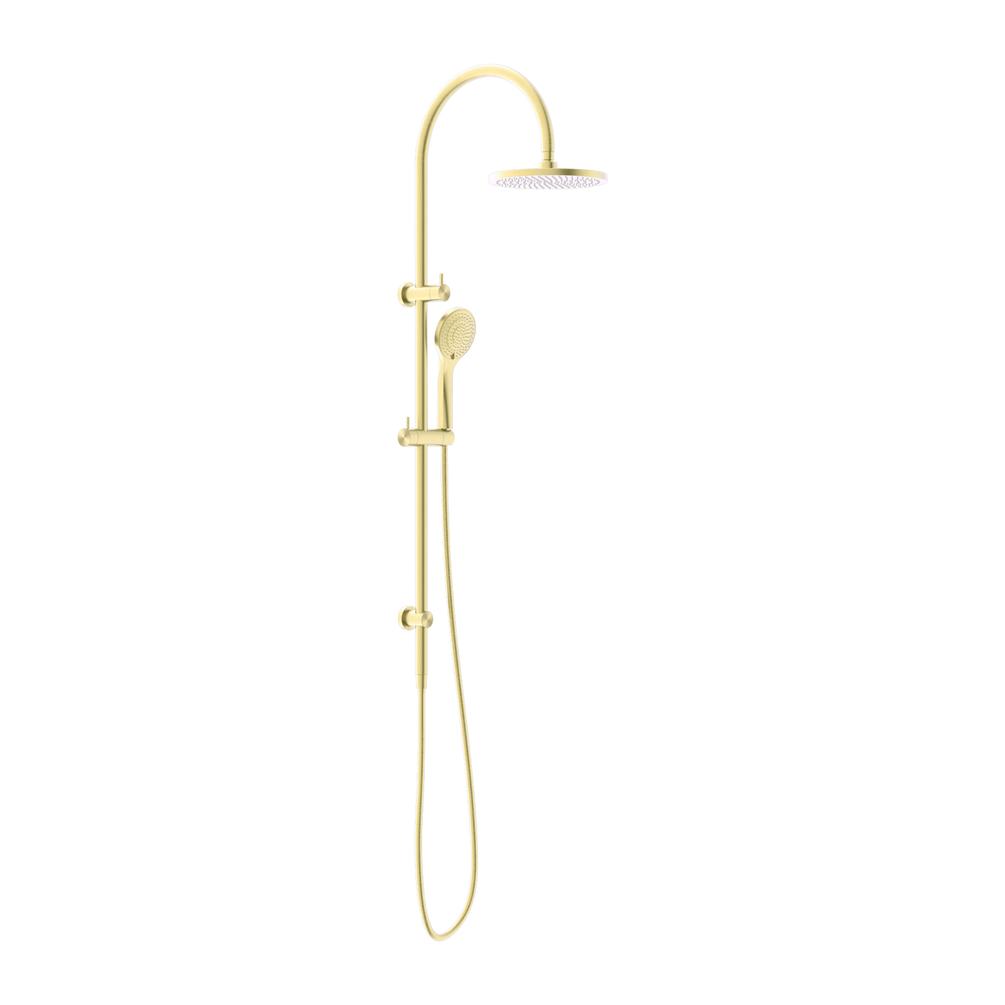 Mecca Twin Shower With Air Shower Brushed Gold