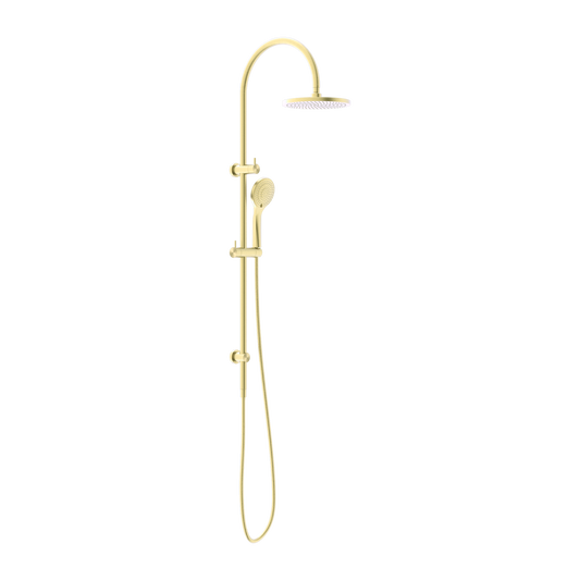 Mecca Twin Shower With Air Shower Brushed Gold