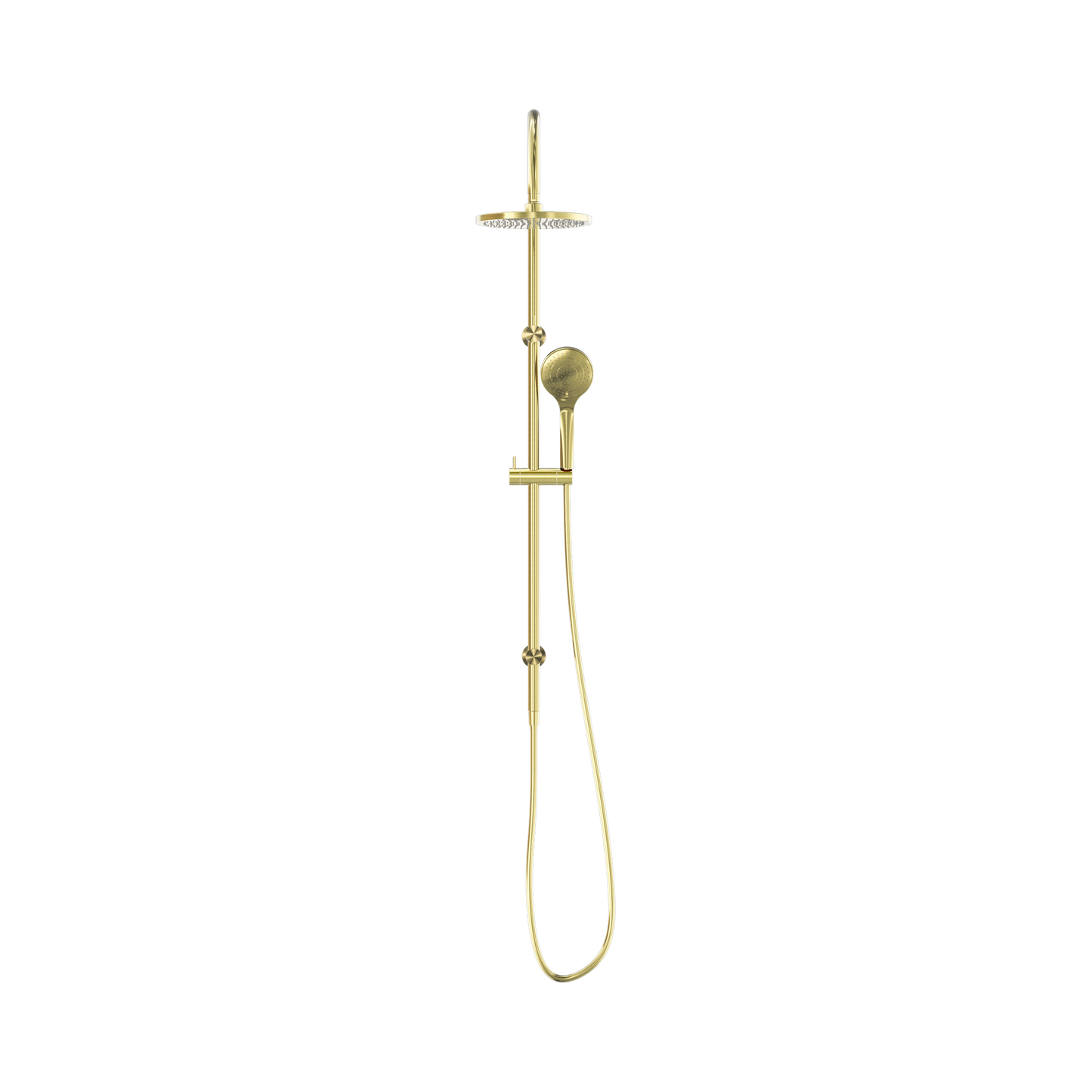 Mecca Twin Shower With Air Shower Brushed Gold