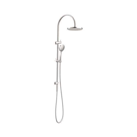 Mecca Twin Shower With Air Shower Brushed Nickel