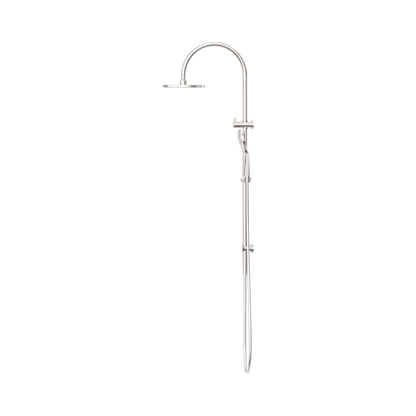 Mecca Twin Shower With Air Shower Brushed Nickel