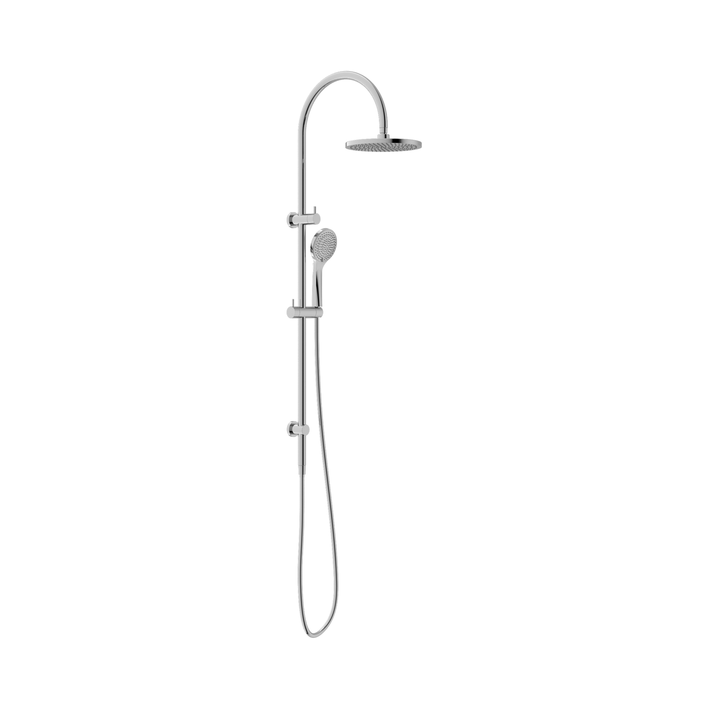 Mecca Twin Shower With Air Shower Chrome