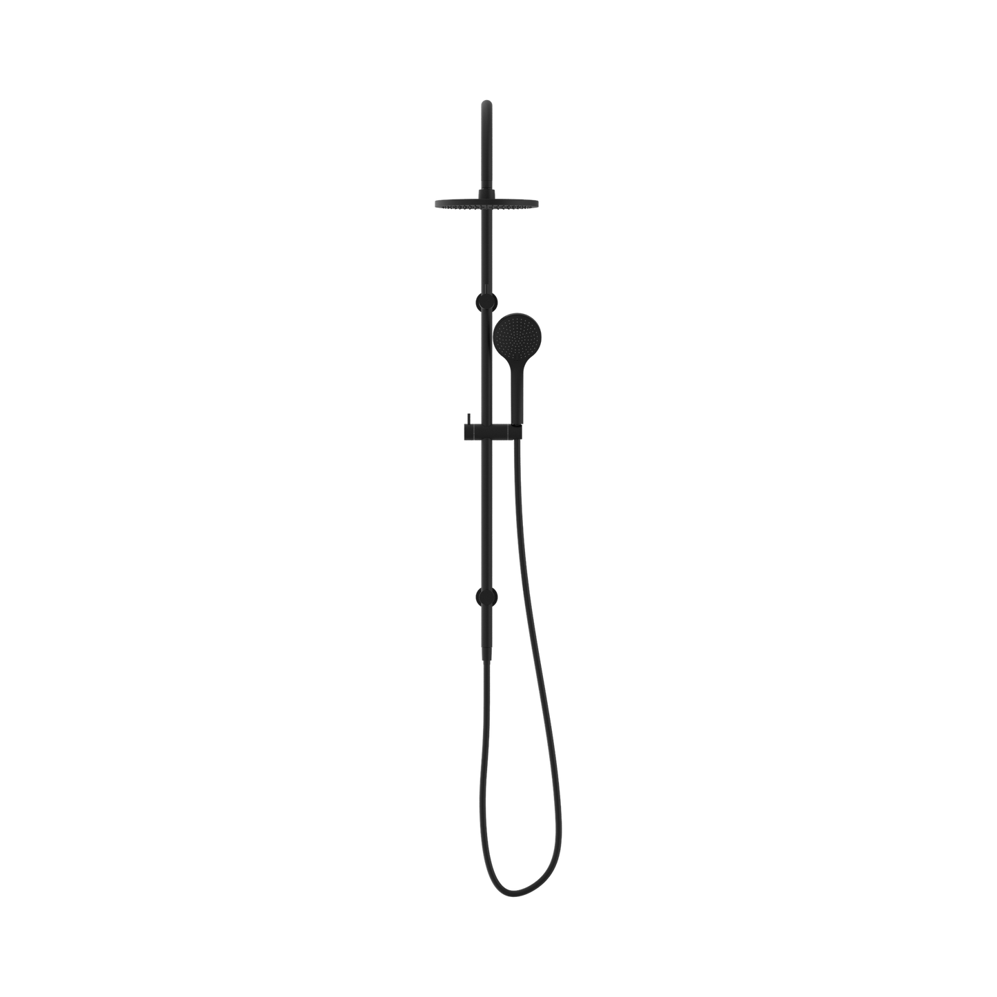 Mecca Twin Shower With Air Shower Matte Black