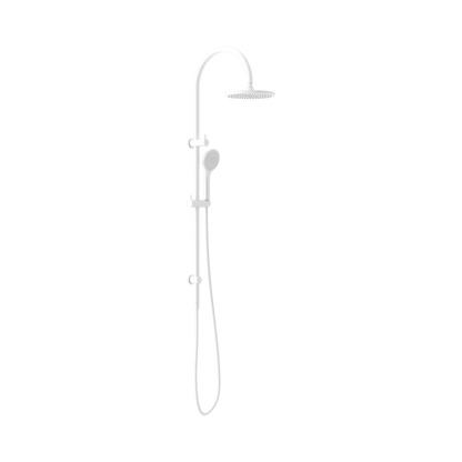 Mecca Twin Shower With Air Shower Matte White