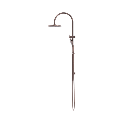 Mecca Twin Shower Brushed Bronze