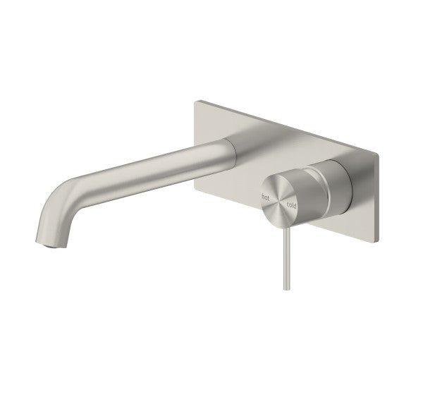 Nero Mecca Wall Mixer Set Basin/Bath 185mm