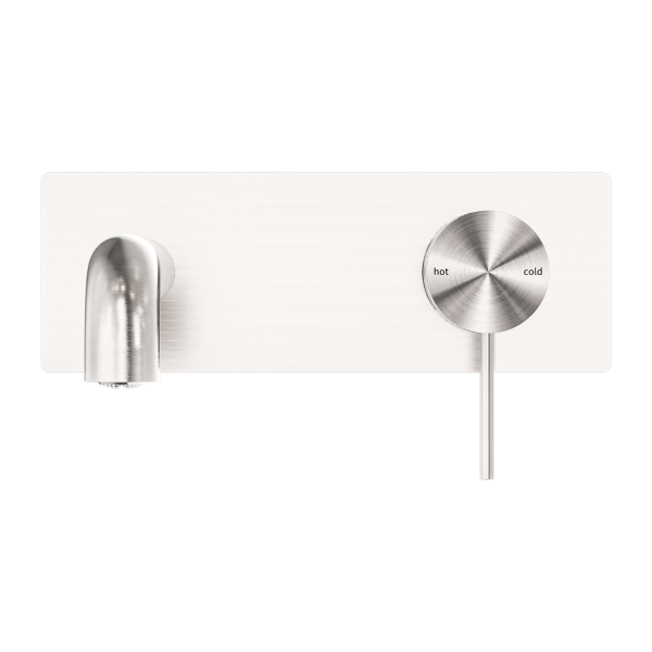Nero Mecca Wall Mixer Set Basin/Bath 185mm