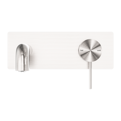 Nero Mecca Wall Mixer Set Basin/Bath 185mm