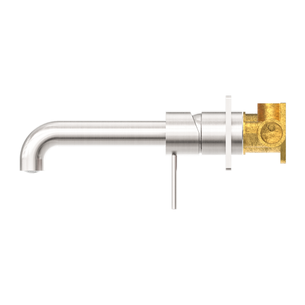 Nero Mecca Wall Mixer Set Basin/Bath 185mm