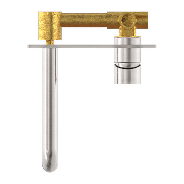 Nero Mecca Wall Mixer Set Basin/Bath 185mm