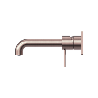 Nero Mecca Wall Basin/Bath Mixer Set With Back Plate