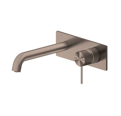Nero Mecca Wall Mixer Set Basin/Bath 185mm