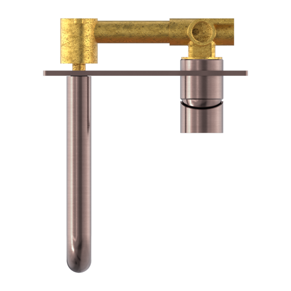 Nero Mecca Wall Mixer Set Basin/Bath 185mm