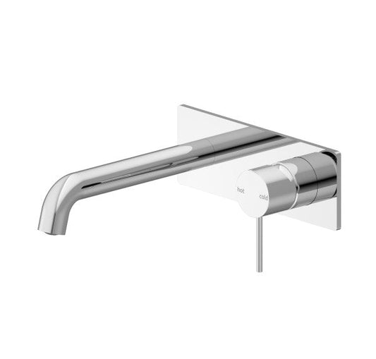 Nero Mecca Wall Mixer Set Basin/Bath 185mm